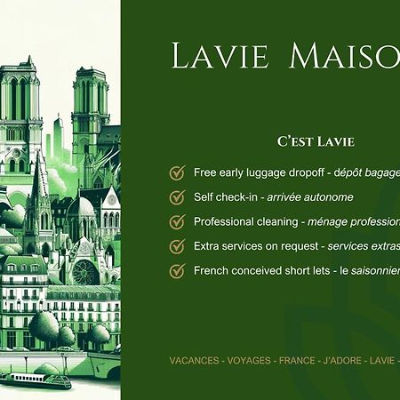Lavie Maison - Comfortable Studio Near The Marais Paris Exterior photo